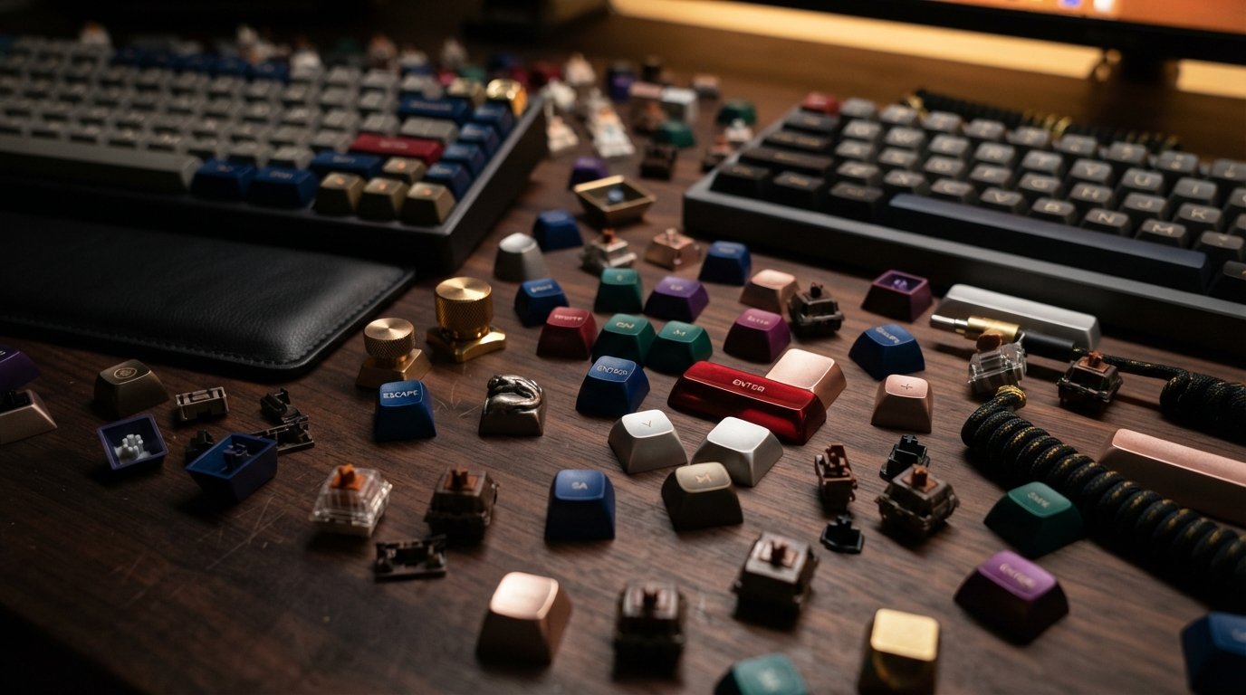 AZERTY pbt капачки Mercure